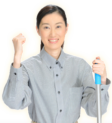 女性清掃員のイメージ